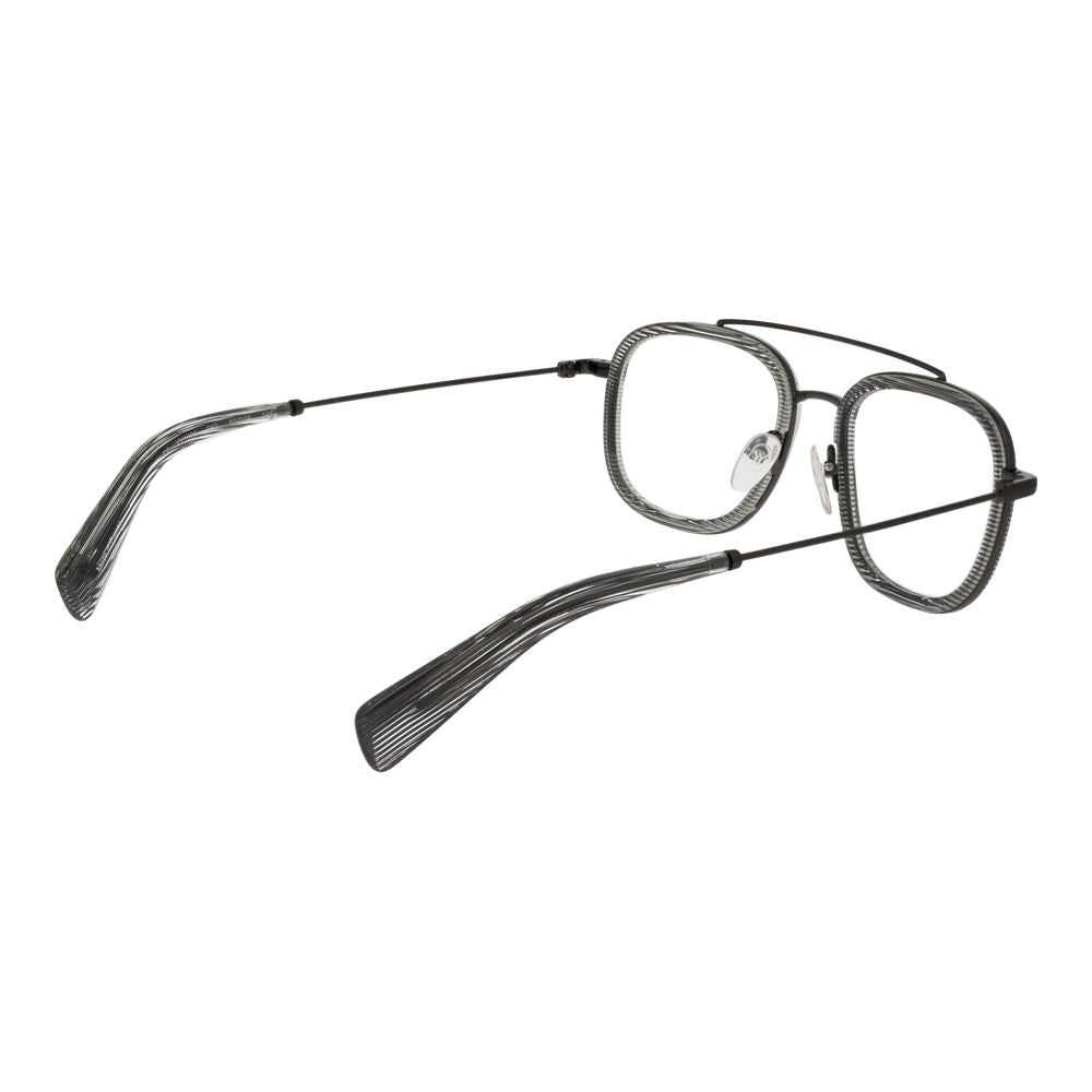 Yohji Yamamoto Gray Plastic Glasses (Frames) - Luxe Marca