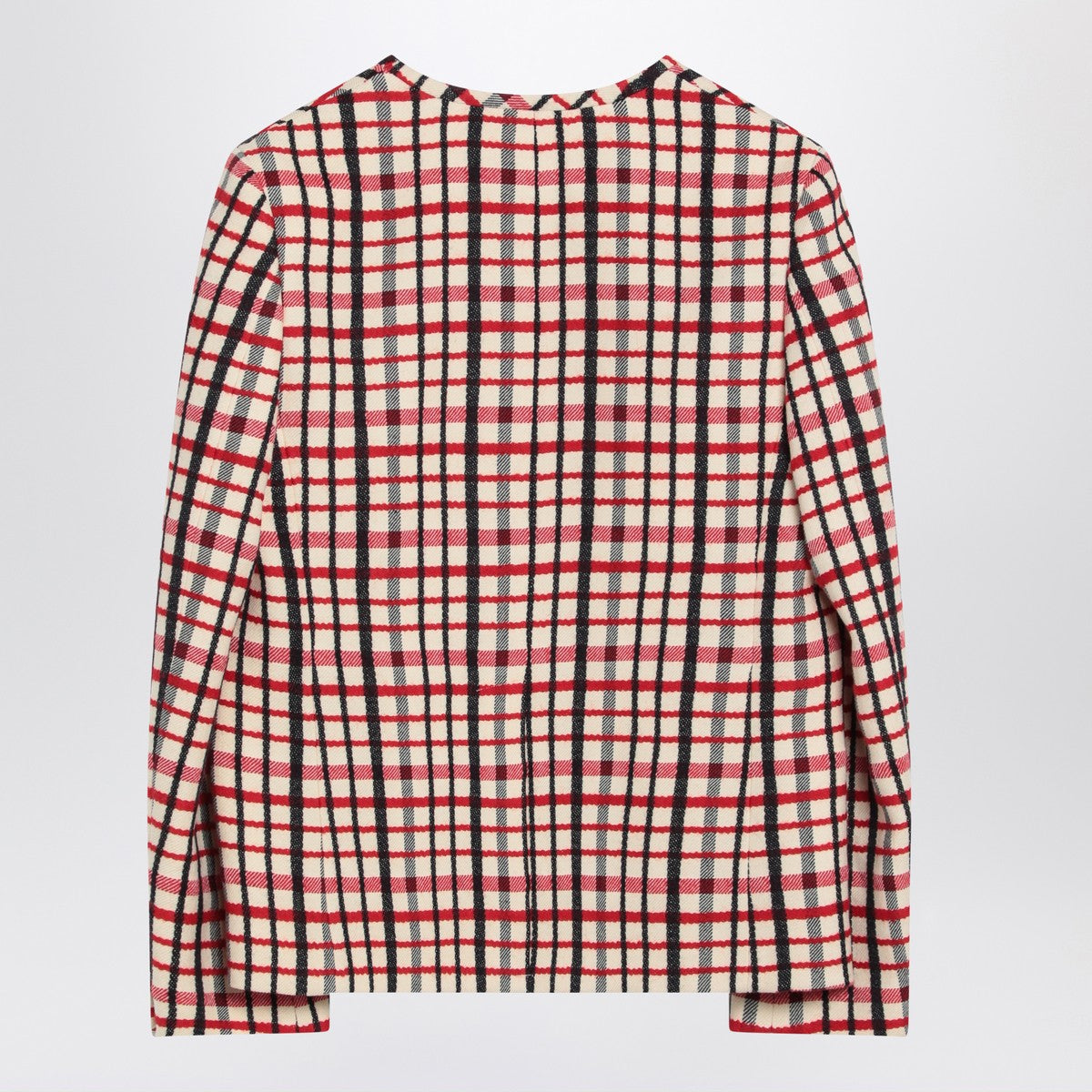 Valentino Valentino Check-pattern jacket in virgin wool and cotton