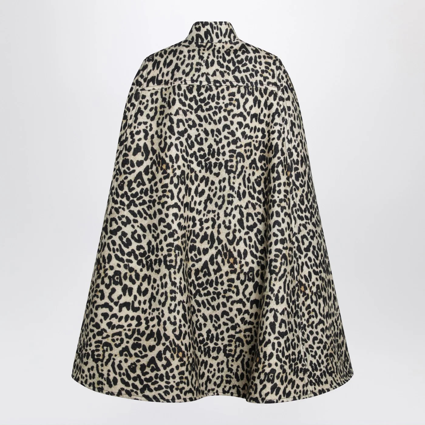Valentino Animal-print wool cape
