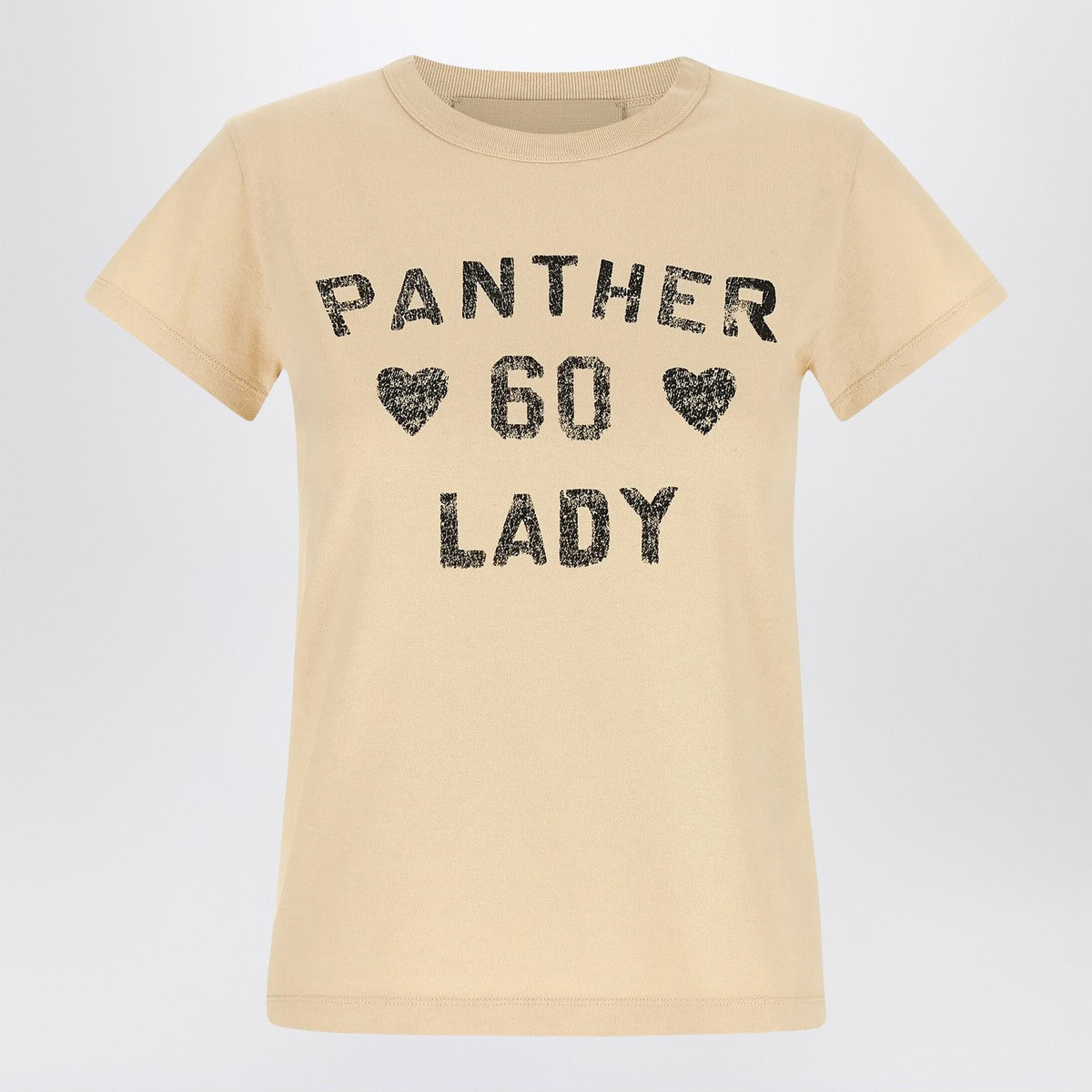 Valentino Panther Lady T-shirt in birch color