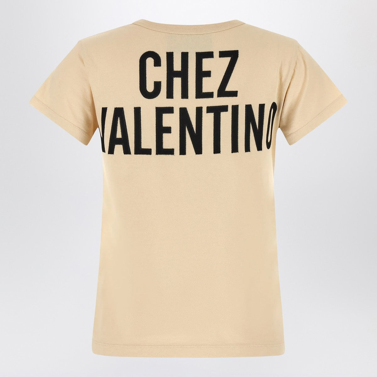Valentino Panther Lady T-shirt in birch color