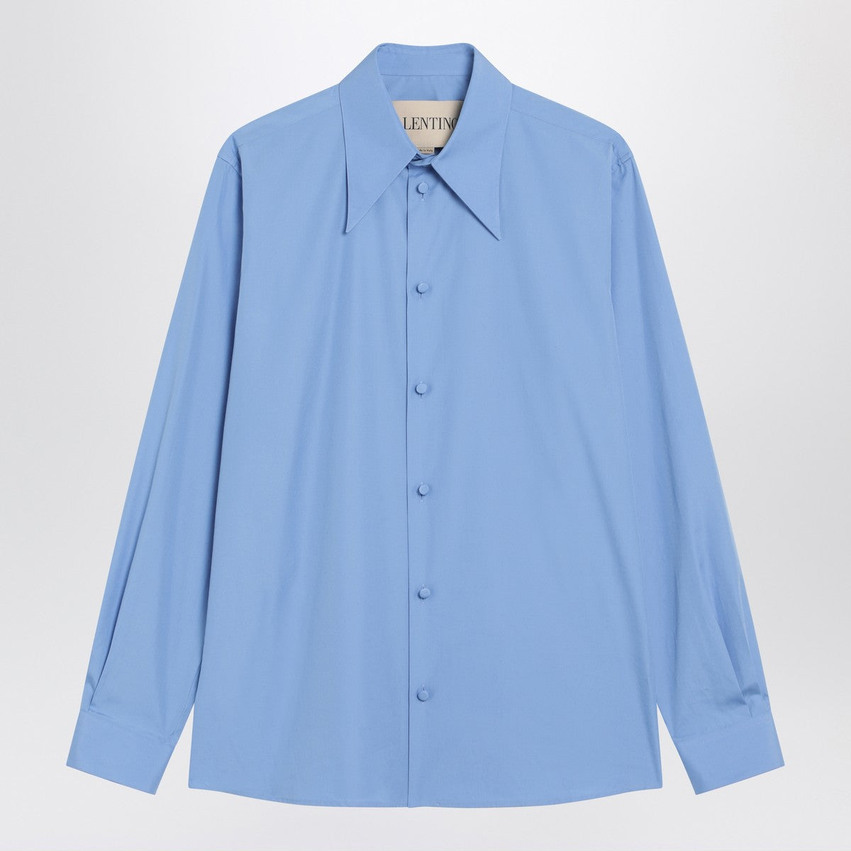 Valentino Valentino Light blue cotton shirt