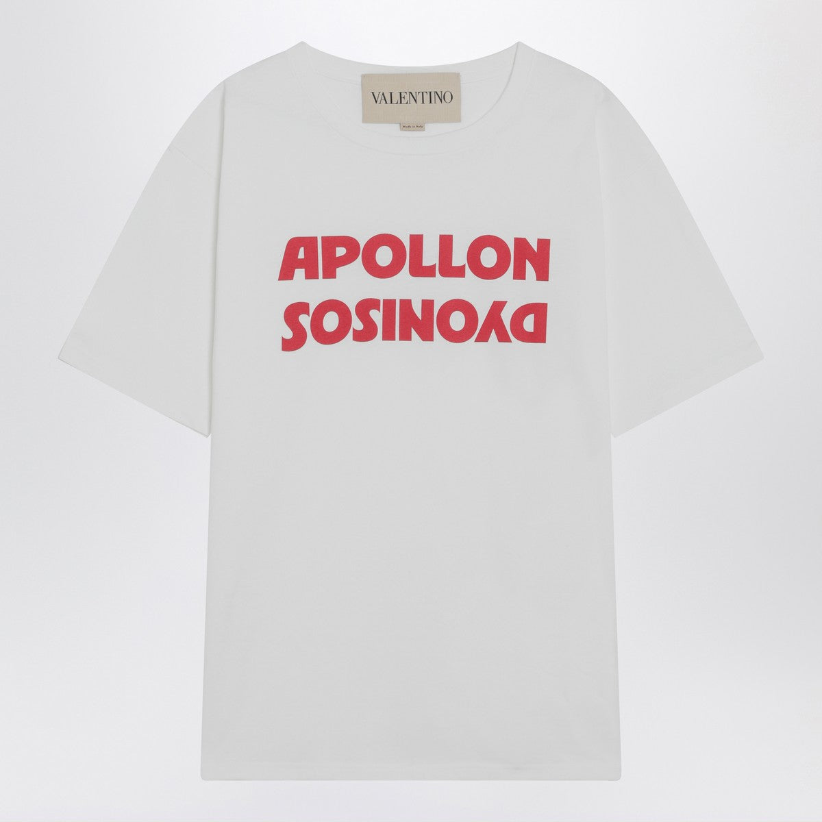 Valentino Valentino White T-shirt with Apollon/Dionysos print