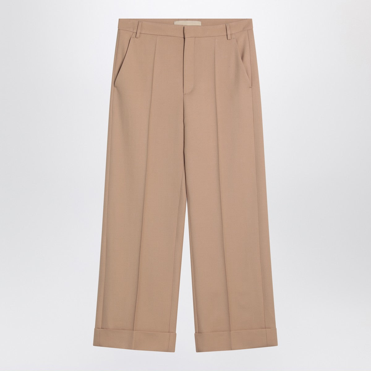 Valentino Valentino Camel-coloured wool trousers