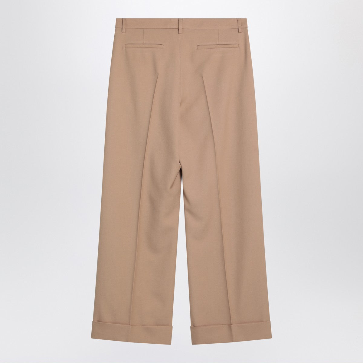 Valentino Valentino Camel-coloured wool trousers