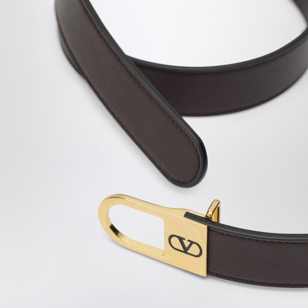 Valentino Garavani Valentino Garavani Brown Vlogo Signature belt