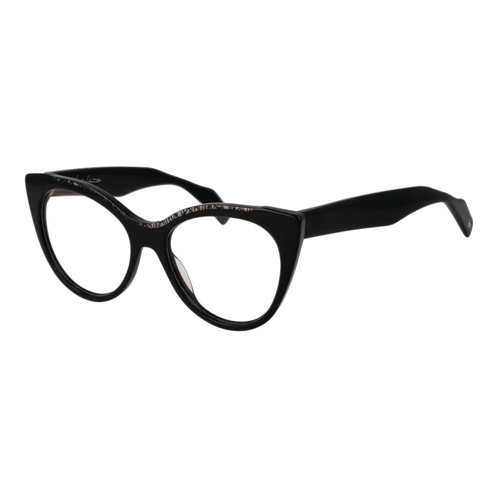 Yohji Yamamoto Black Plastic Glasses (Frames) - Luxe Marca