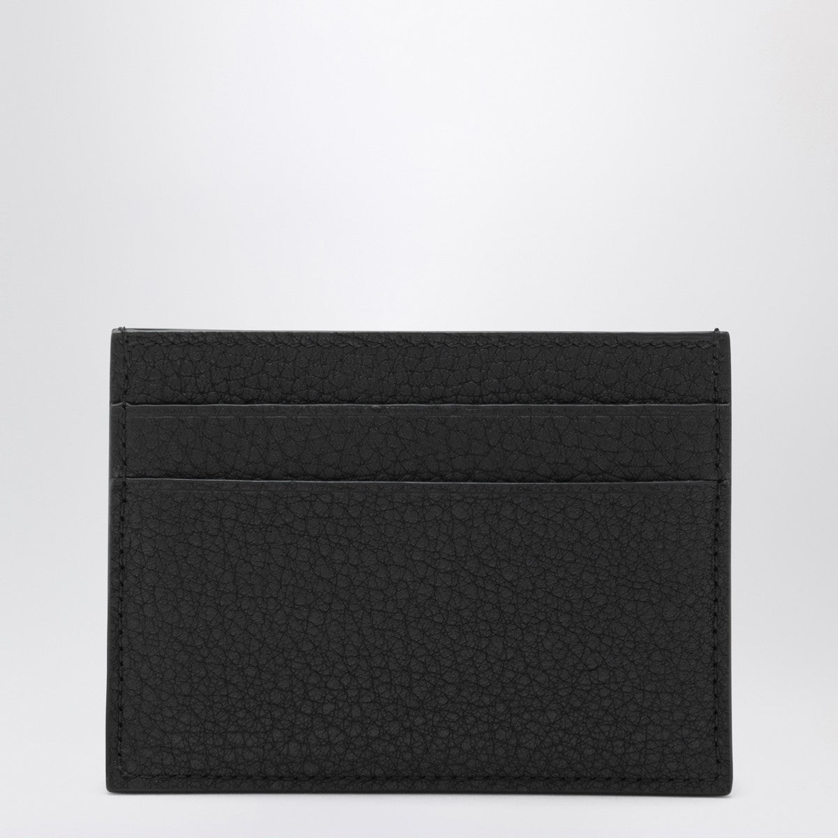 Balenciaga Balenciaga Black Credit cardholder in hammered leather