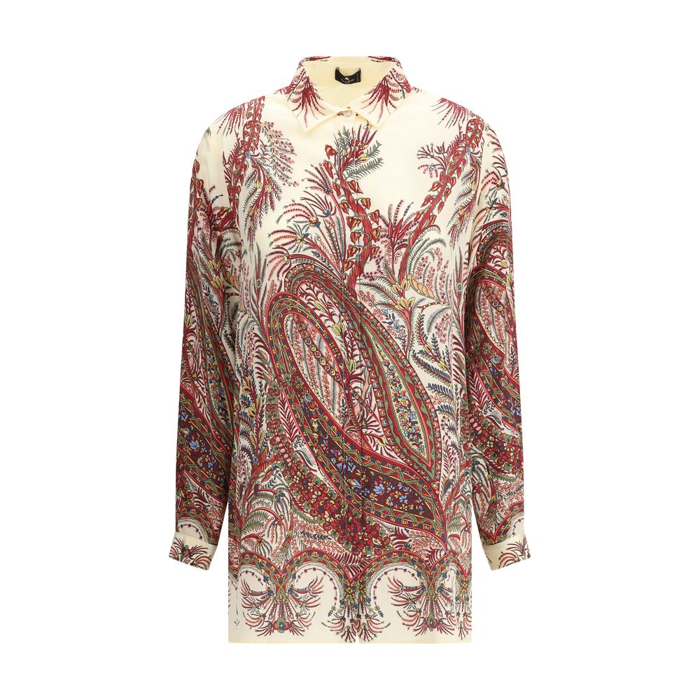Etro Multicolor Silk Pattern Shirt