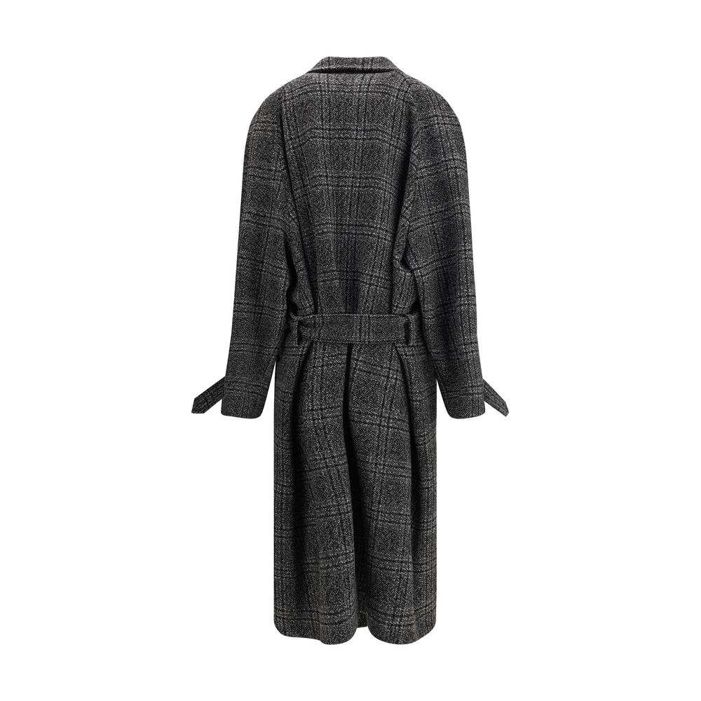Balenciaga Gray Wool Coat