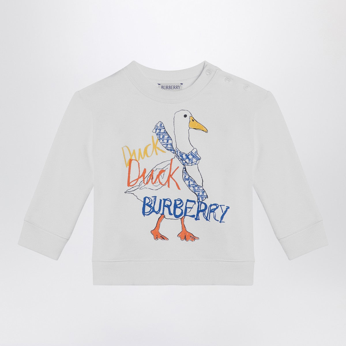 Burberry Burberry White sweatshirt with logo print