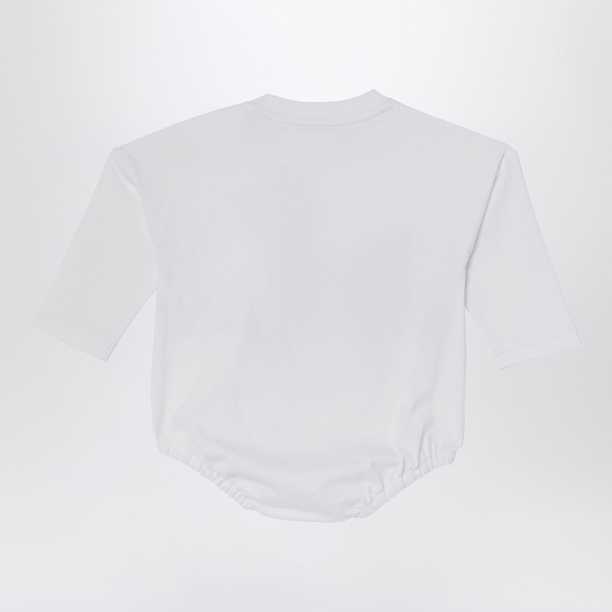 Burberry Burberry White sleepsuit with logo print