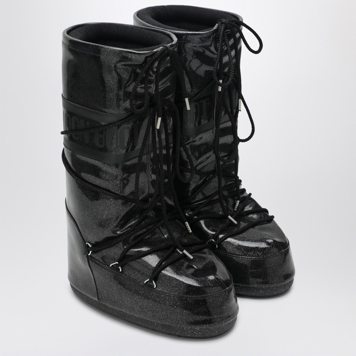 Moon Boot Moon Boot Black Icon Glitter boots