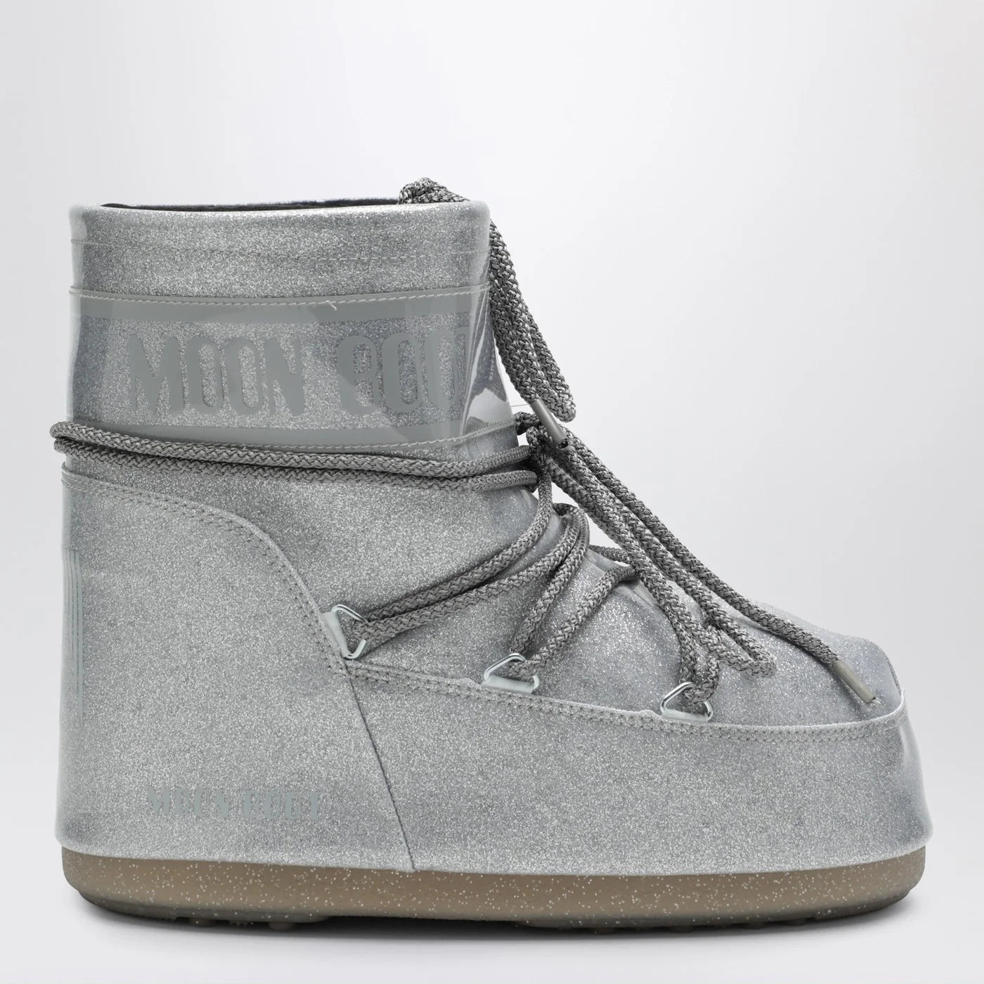 Moon Boot Silver Icon Low boots with glitter