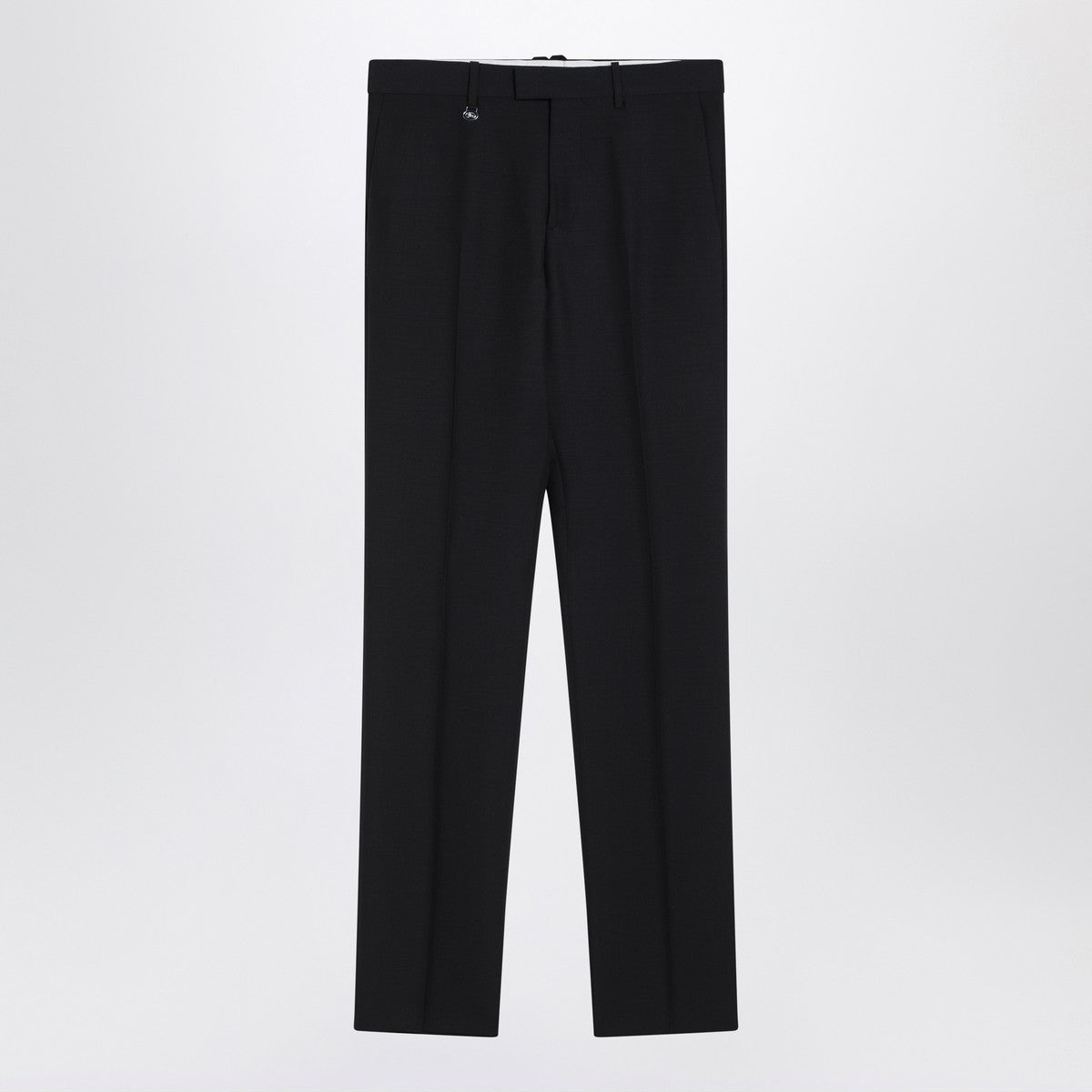 Burberry Burberry Classic navy blue wool blend trousers