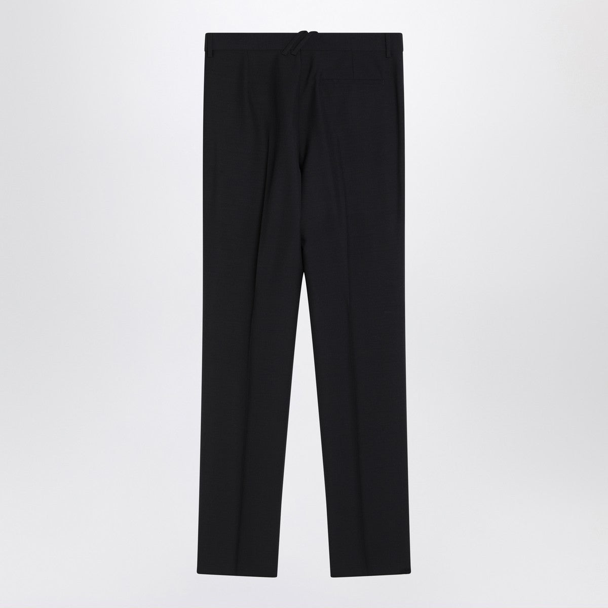 Burberry Burberry Classic navy blue wool blend trousers