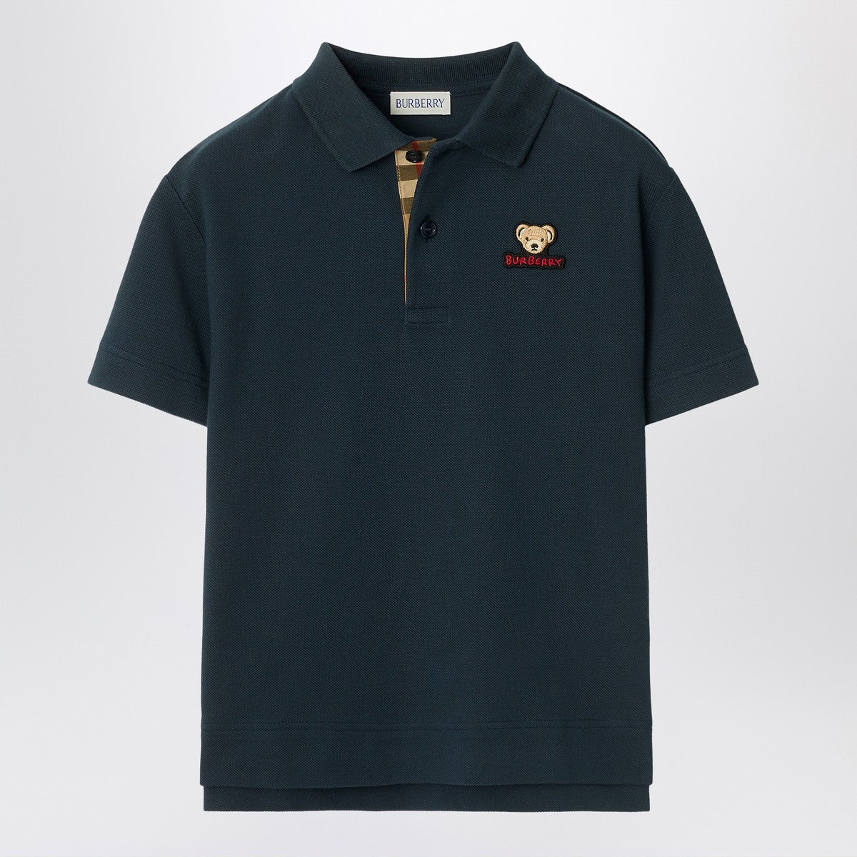 Burberry Burberry Blue cotton polo shirt