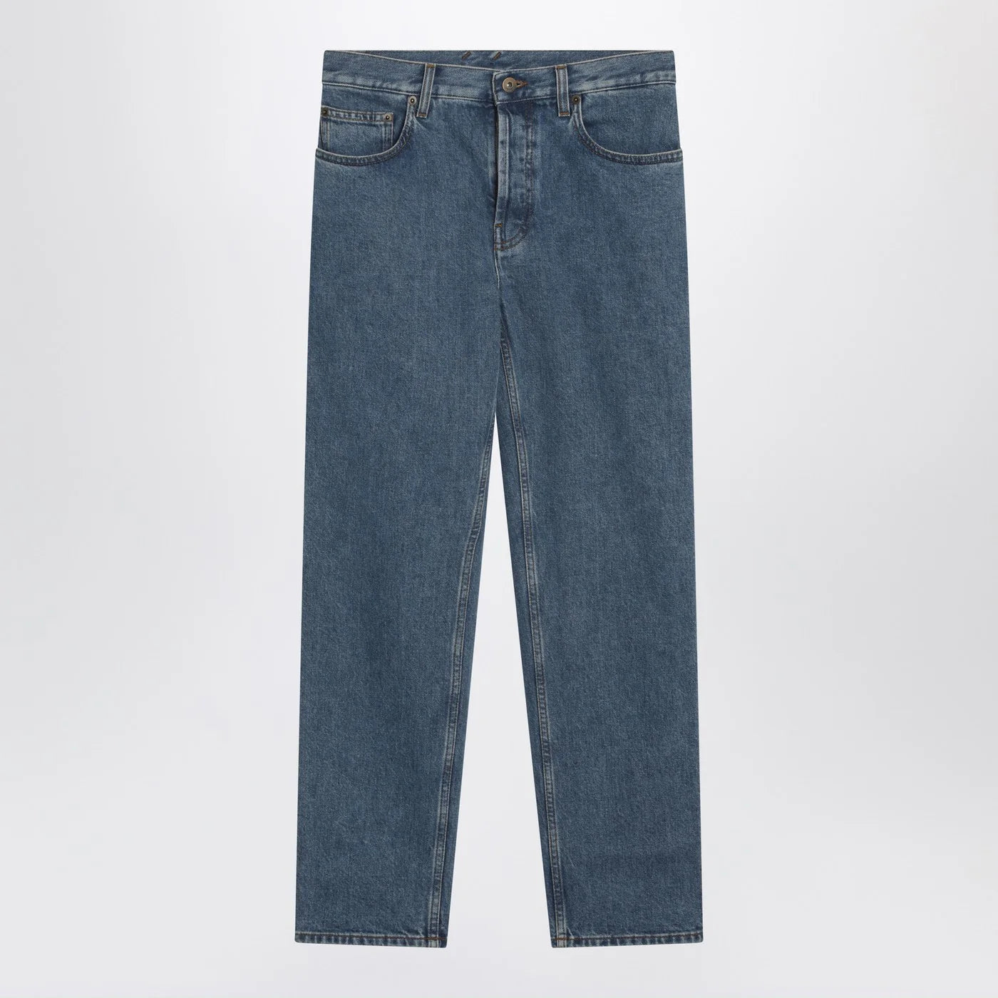 Burberry Medium-blue regular-fit jeans