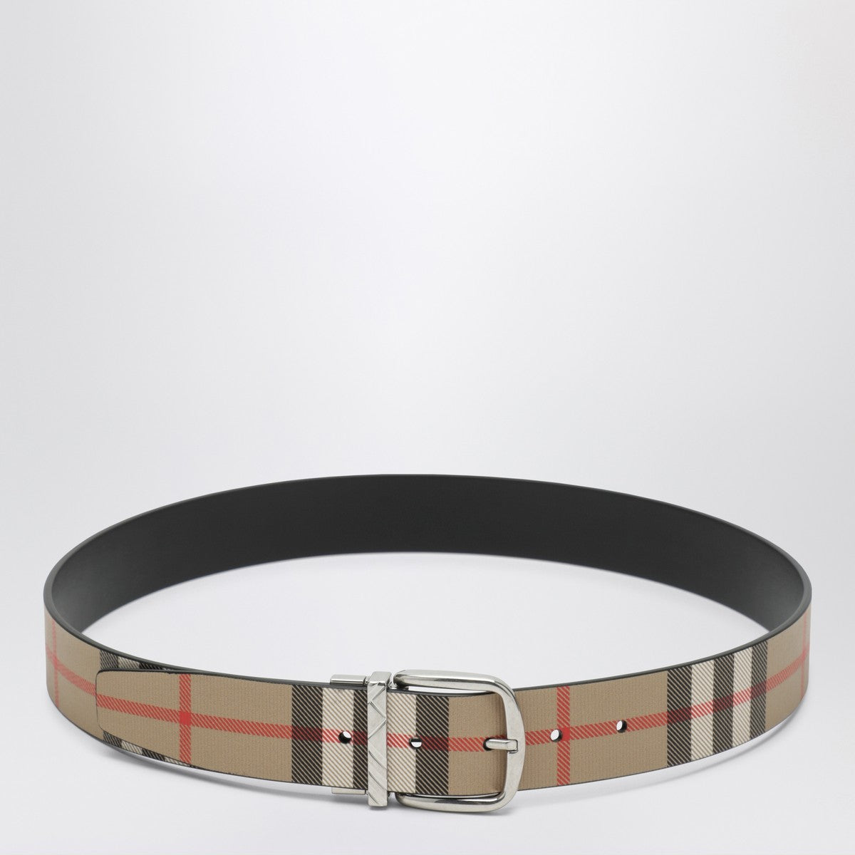 Burberry Burberry Reversible belt with Check buckle