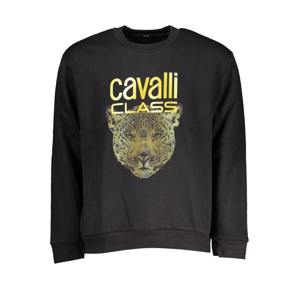 Cavalli Class Black Cotton Women Sweater