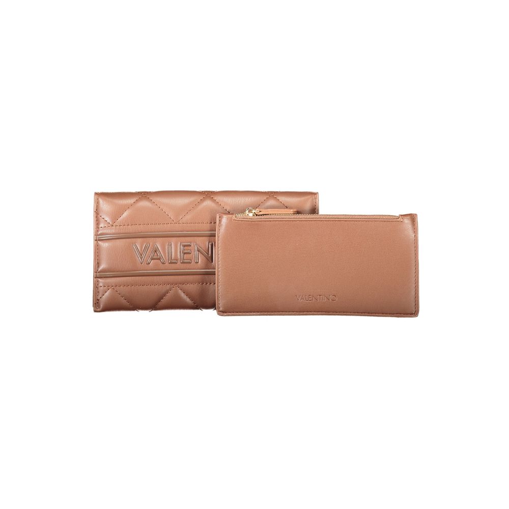 Mario Valentino Marrone Polyurethane Women Wallet