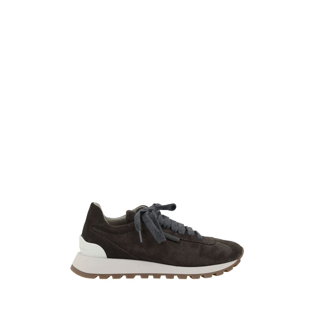 Brunello Cucinelli Black Rubber Chunky Sneakers