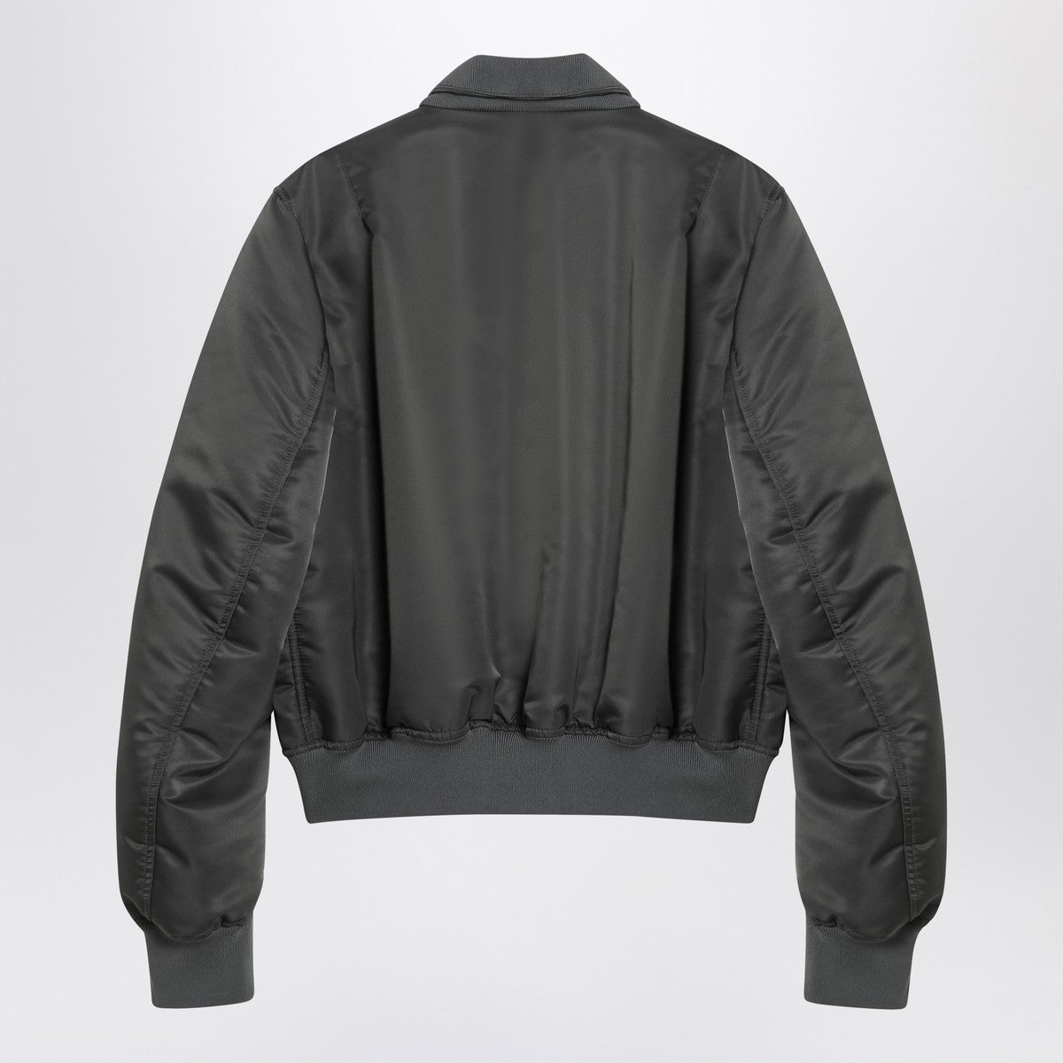 Alexander Mcqueen Alexander McQueen Grey zipped bomber jacket