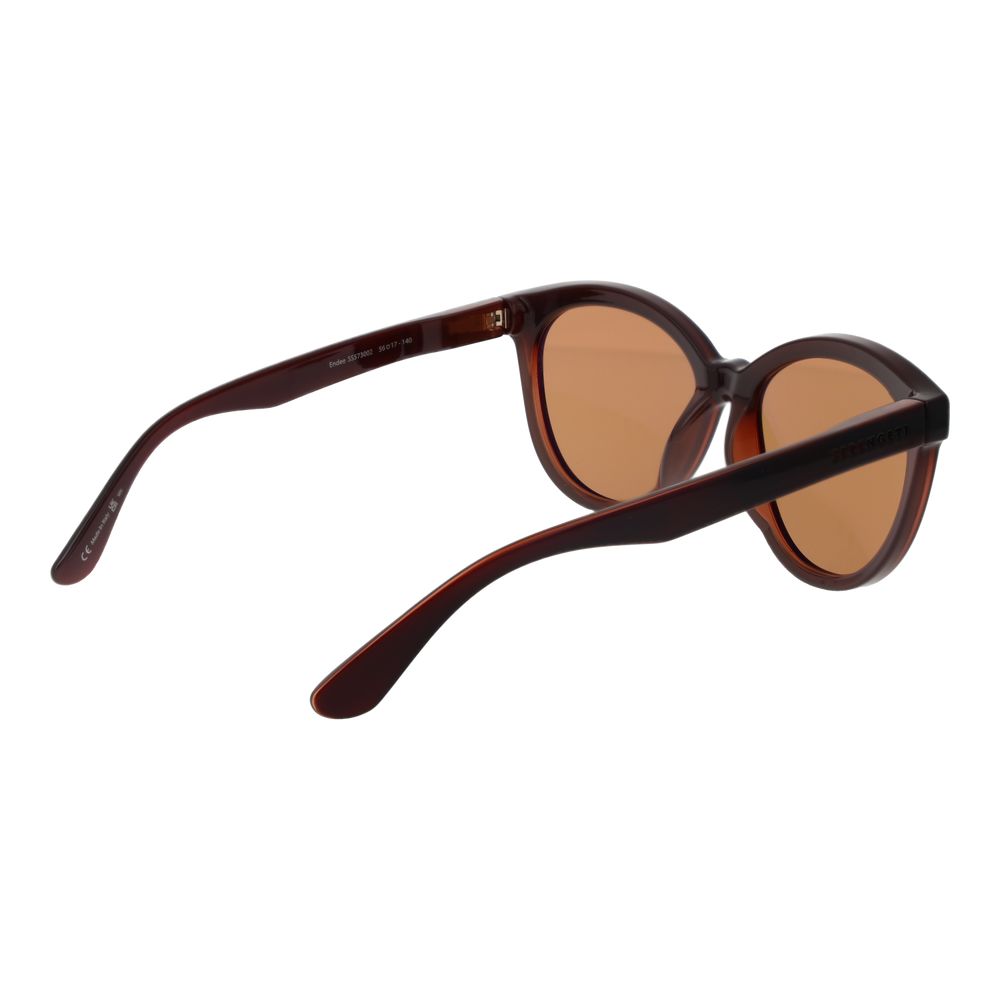Serengeti Brown Plastic Sunglasses - Luxe Marca