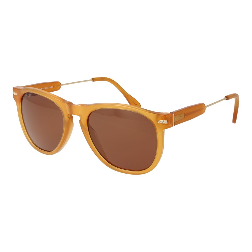 Serengeti Orange Plastic Sunglasses - Luxe Marca