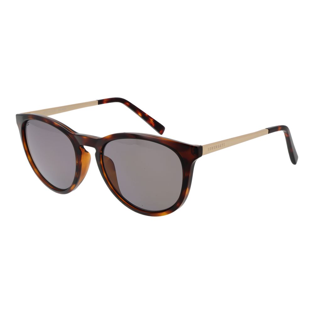 Serengeti Brown Plastic Sunglasses - Luxe Marca