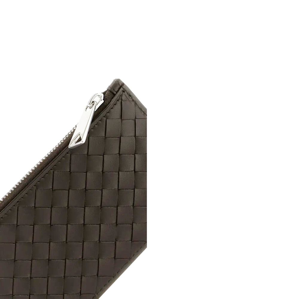 Intrecciato Leather Card Holder