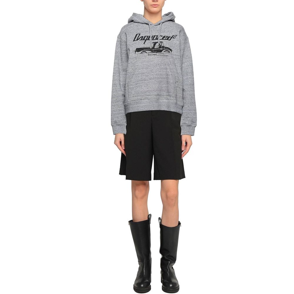 سويت شيرت بغطاء رأس من Dsquared²