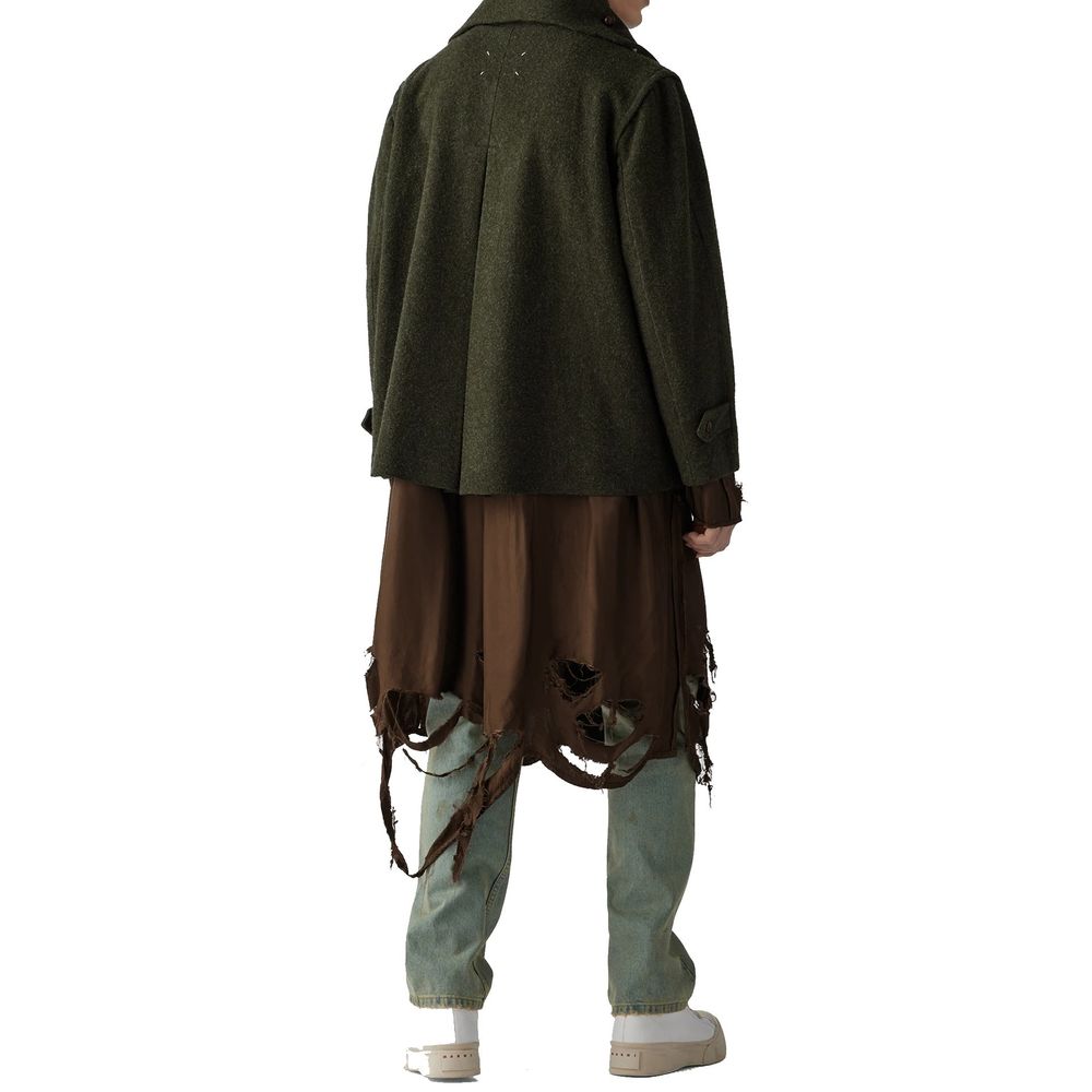 معطف Maison Margiela ذو المظهر المدمر