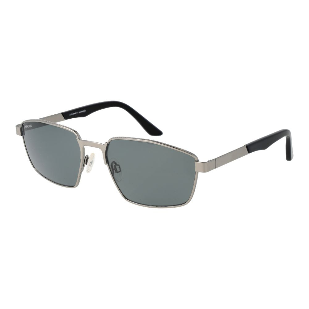 Serengeti Gray Metal Sunglasses - Luxe Marca