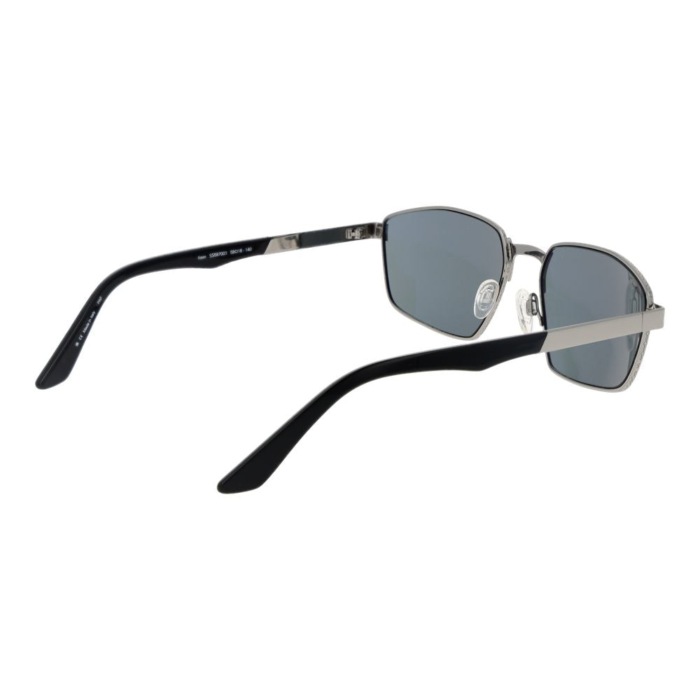 Serengeti Gray Metal Sunglasses - Luxe Marca