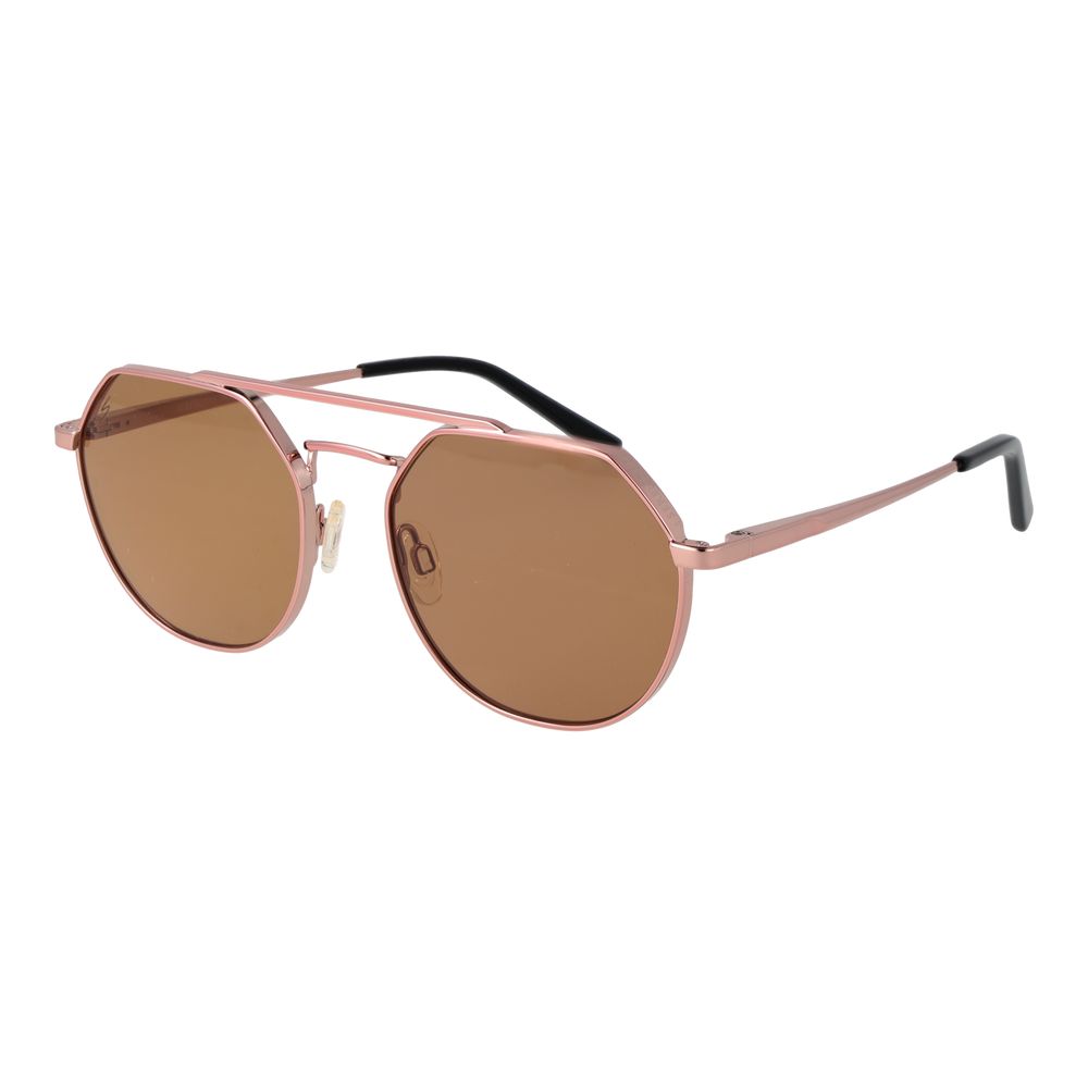 Serengeti Rose Gold Metal Sunglasses - Luxe Marca