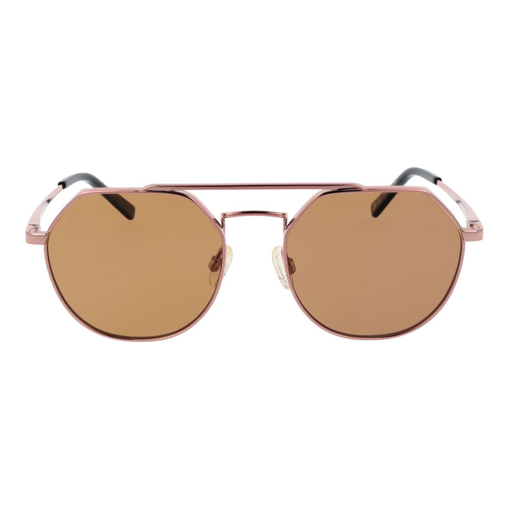 Serengeti Rose Gold Metal Sunglasses - Luxe Marca