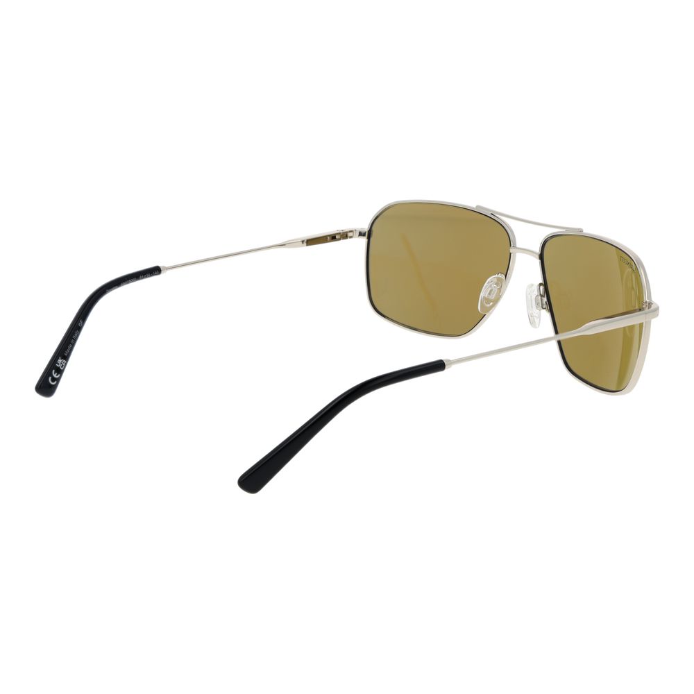 Serengeti Silver Metal Sunglasses - Luxe Marca