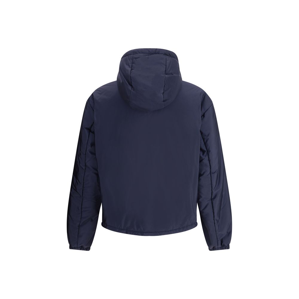 Prada Blue Polyester Full-Length Jacket