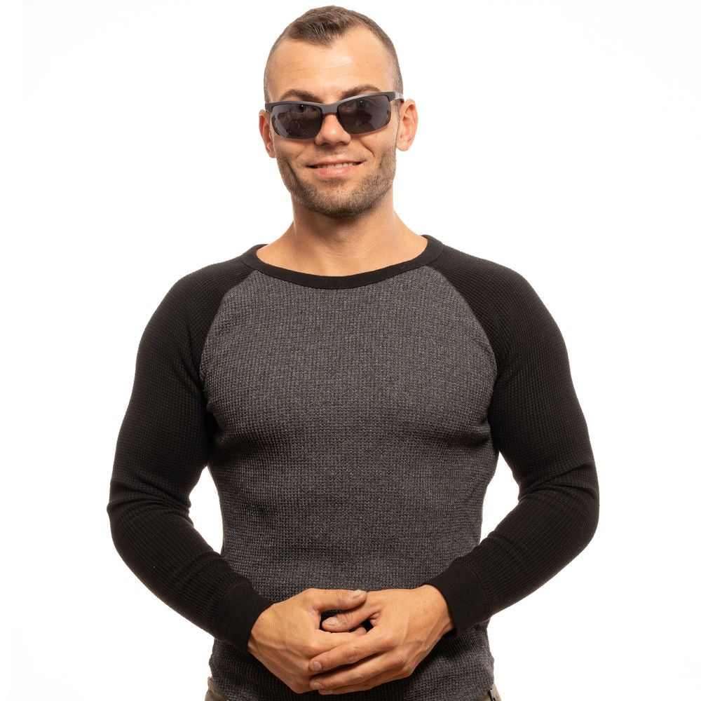 Fila Black Plastic Sunglasses - Luxe Marca