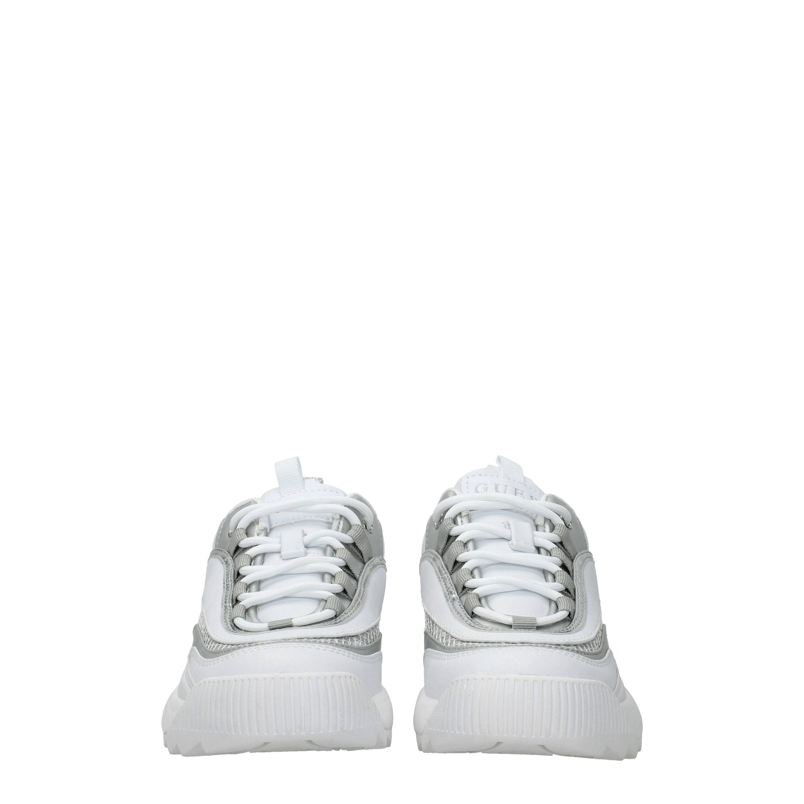 Guess White Polyethylene Chunky Sneakers