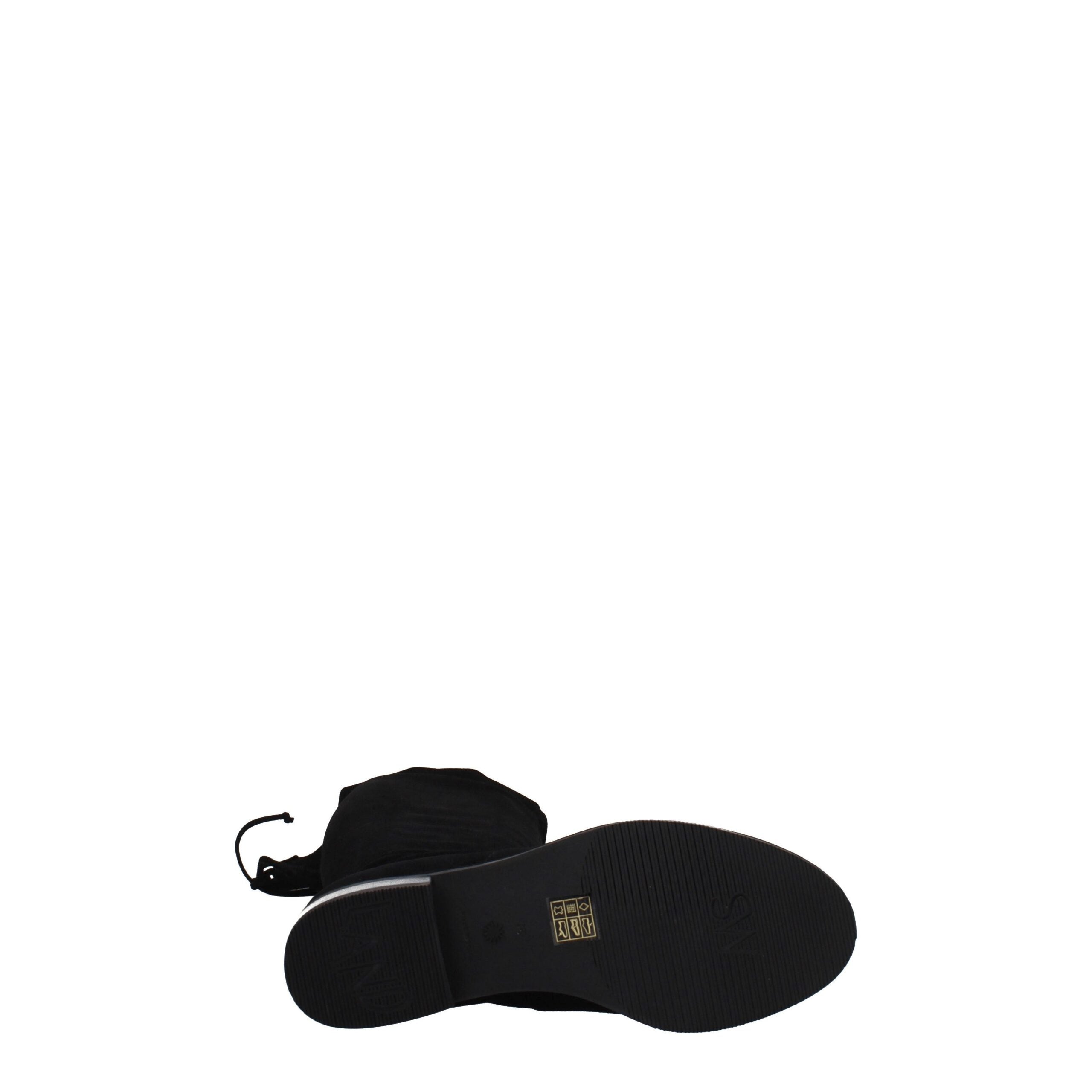 Stuart Weitzman Black Leather Over The Knee