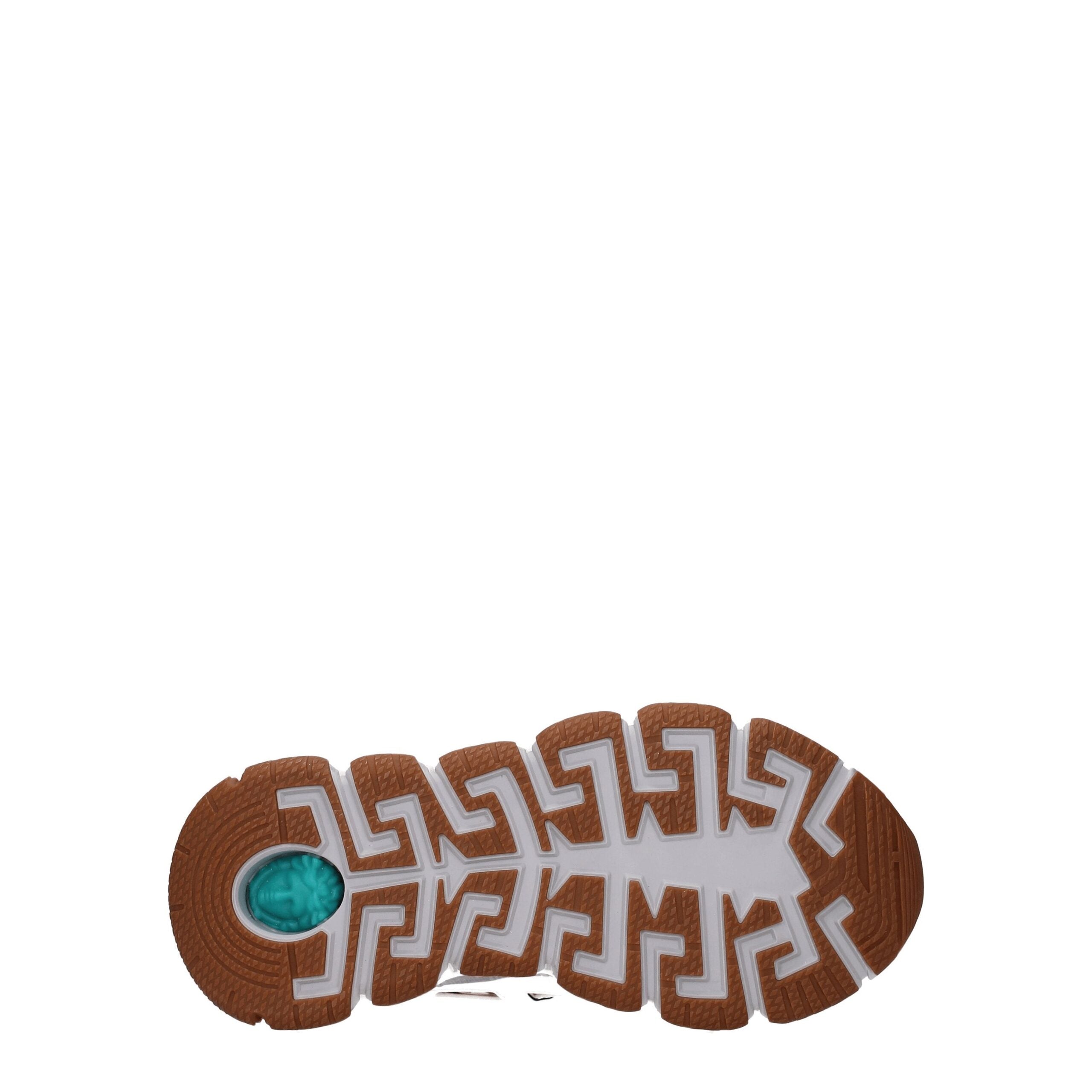 حذاء رياضي من الجلد باللون الأبيض من فيرساتشي