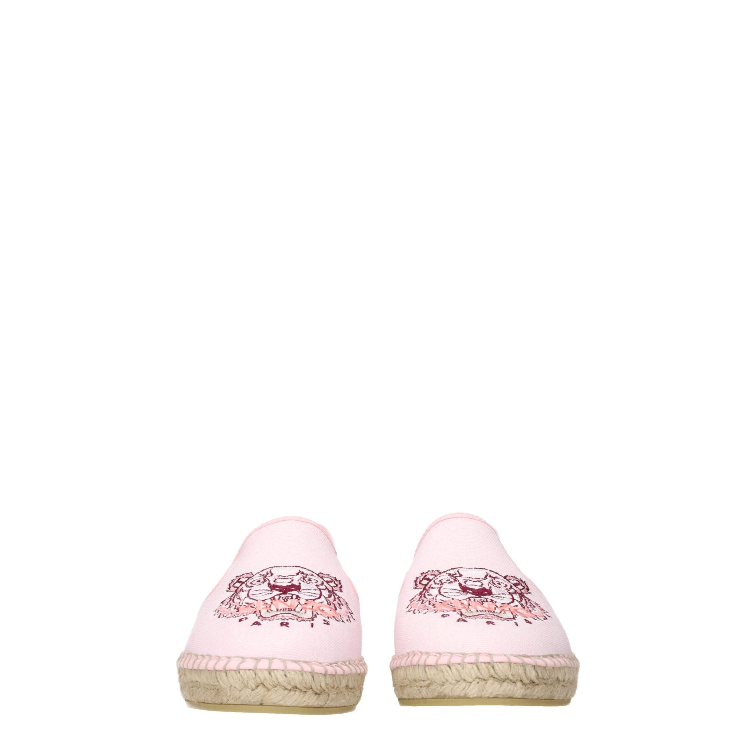 Kenzo Pink Fabric Espadrilles