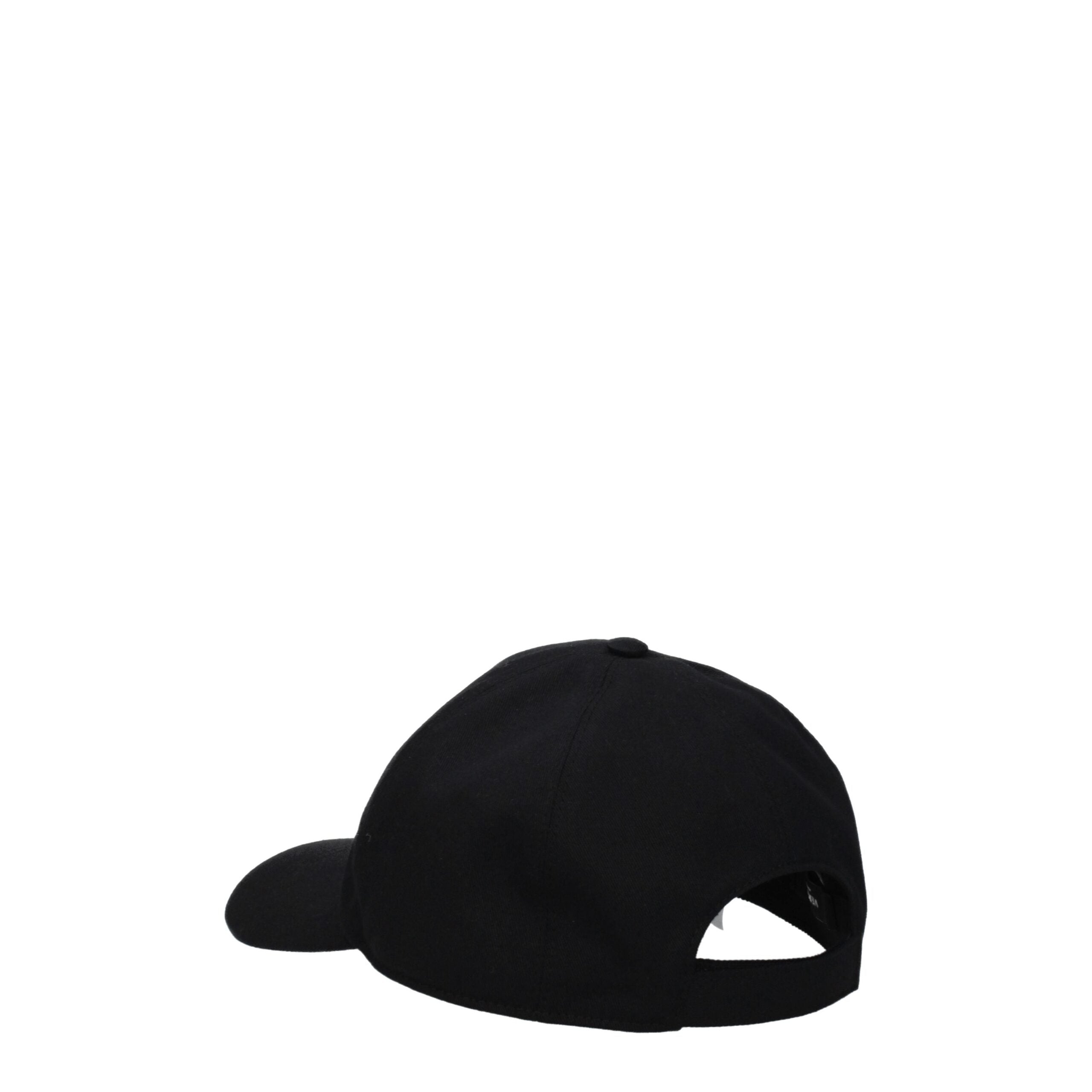 Versace Black Cotton Cap (Baseball Hat)