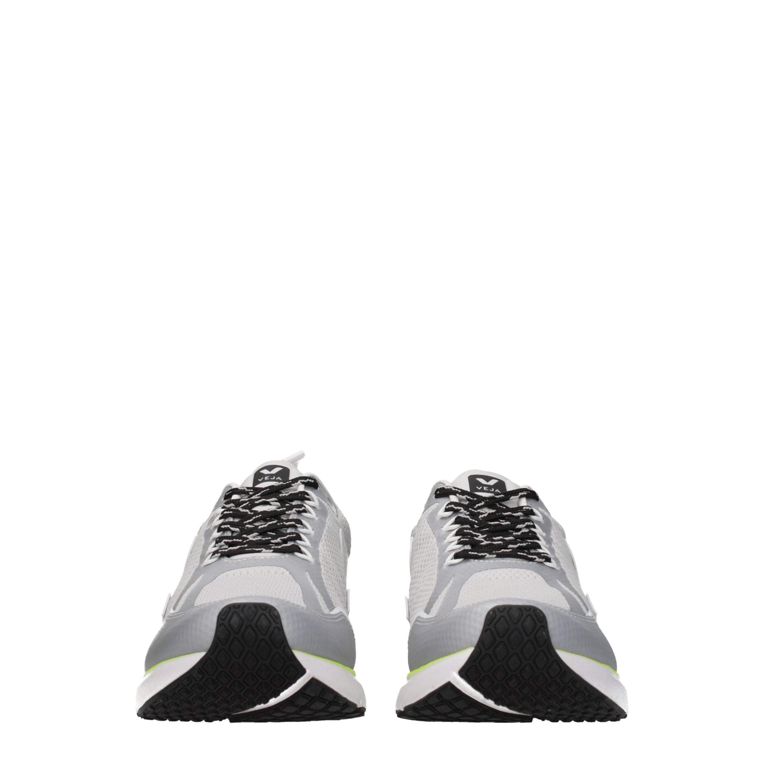 Veja Gray Fabric Athletic Sneakers