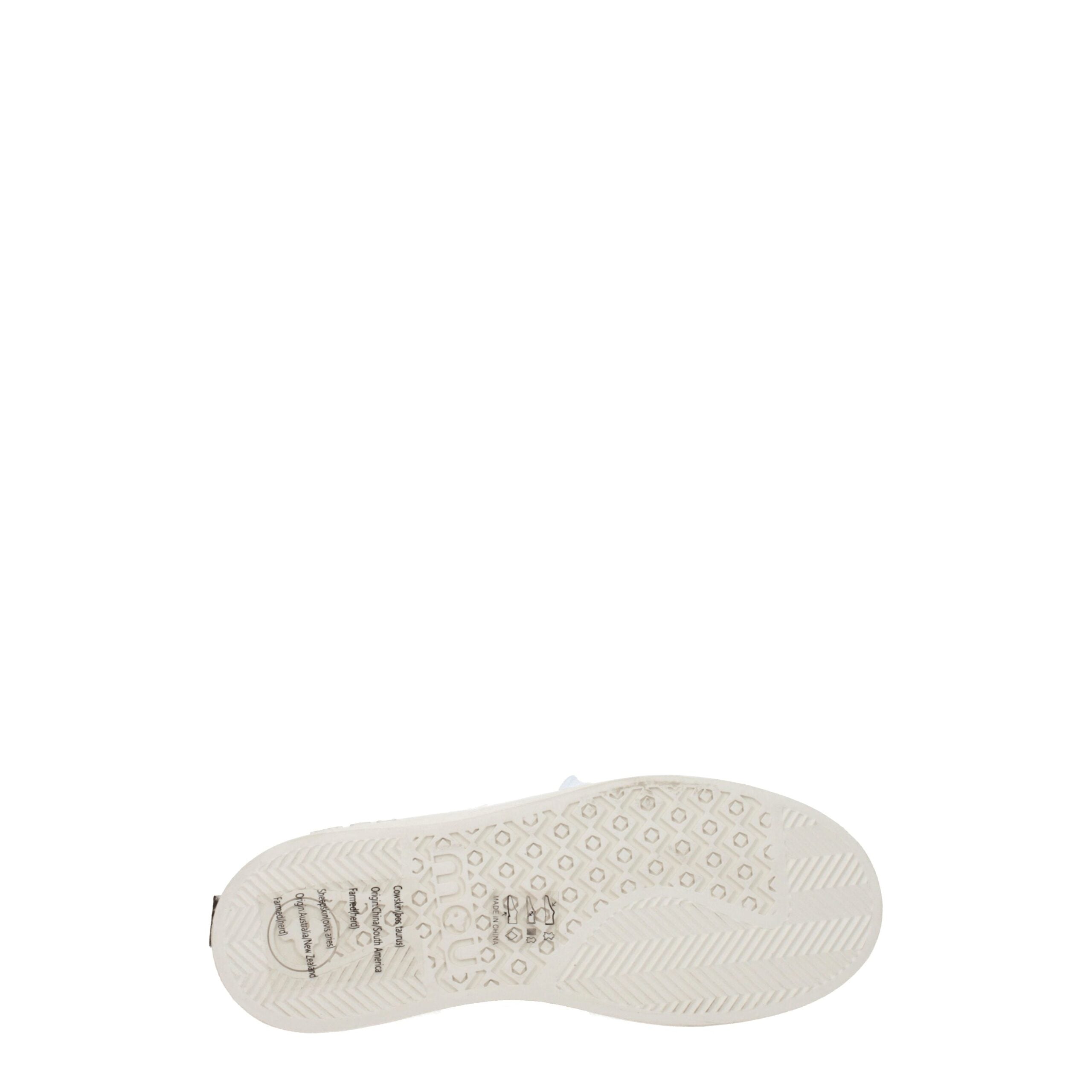 Mou Gray Leather Low Top Sneakers