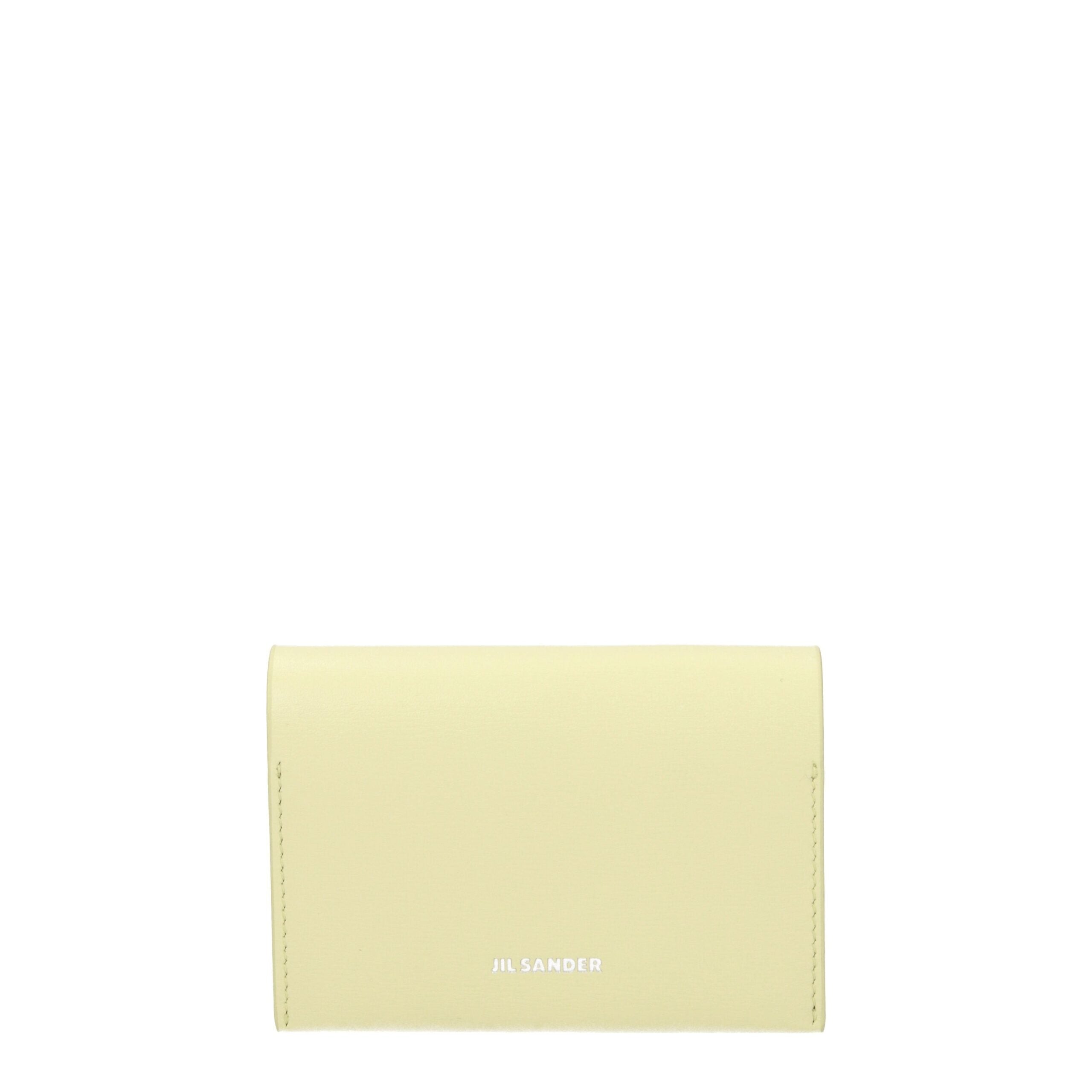 Jil Sander Yellow Leather Cardholder