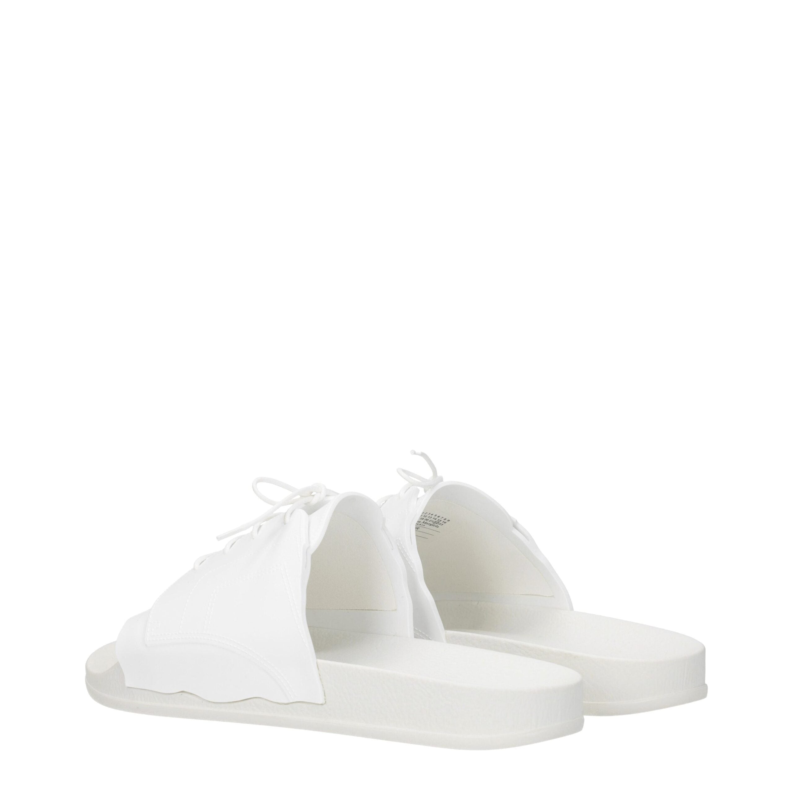 Maison Margiela White Cotton Slippers