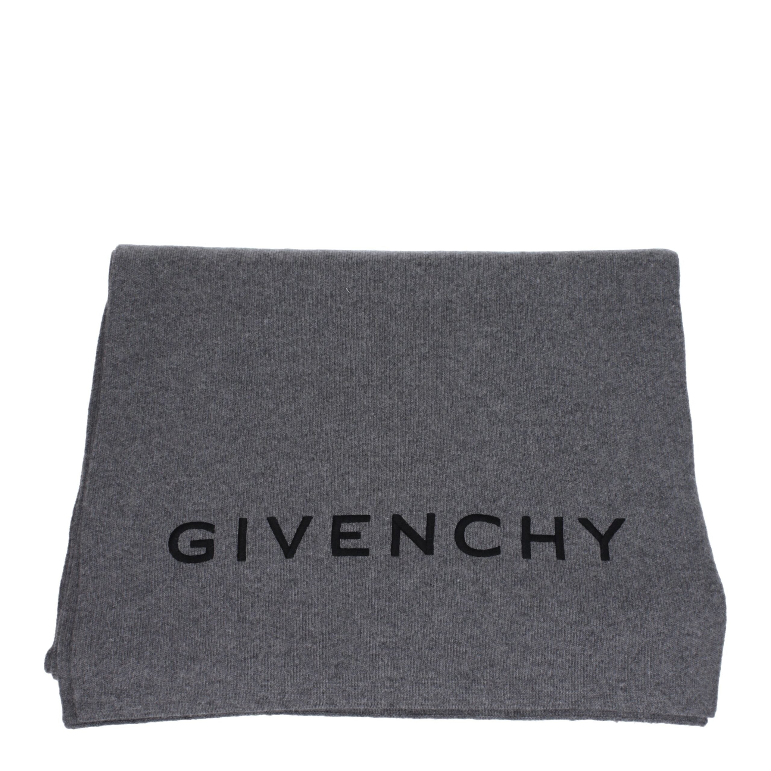 Givenchy Gray Wool Scarf